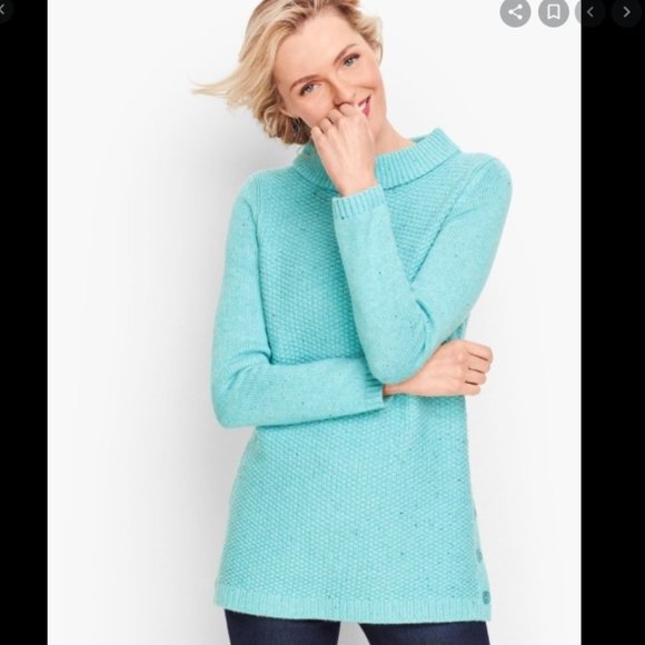 DONATED to WNC Helene Recovery Talbots 2X textured Sabrina Donegal Sweater - Picture 10 of 10